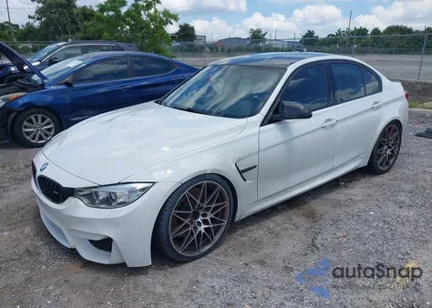 2017 BMW M3 z USA, uszkodzony, nr VIN WBS8M9C32H5G85985
